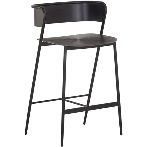 Keanu 34.5 inch Gunmetal Counter Stool